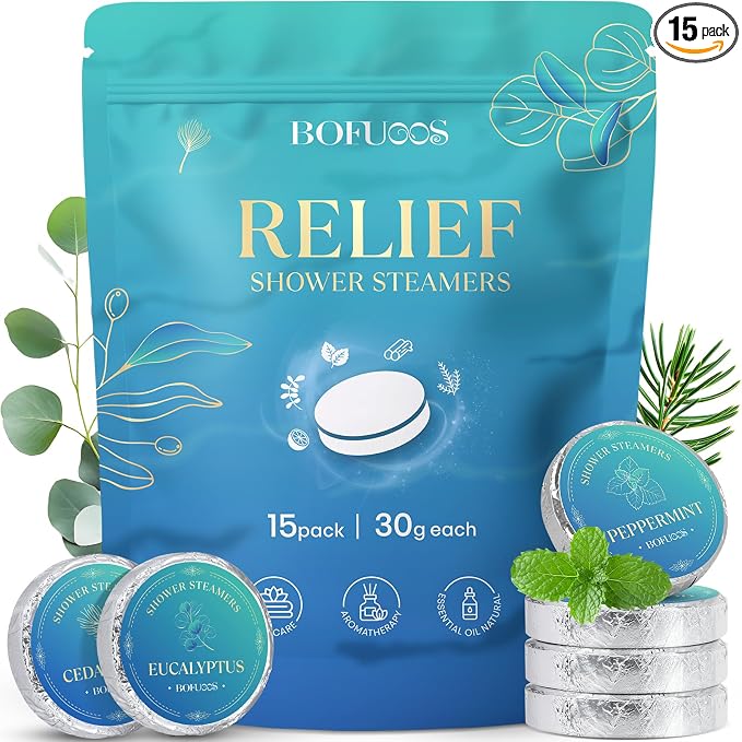 Shower Steamers Aromatherapy, Birthday Gifts by BofuoosBathSpa