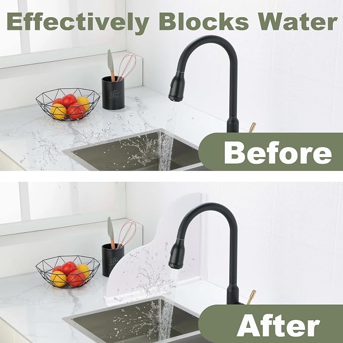 TheBlackSpot 2 Pack Waterproof Shower Splash Guard - Image 4