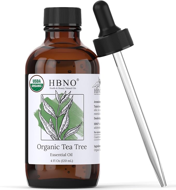 HBNO California Bottled Organic Tea Tree Oil by HBNO