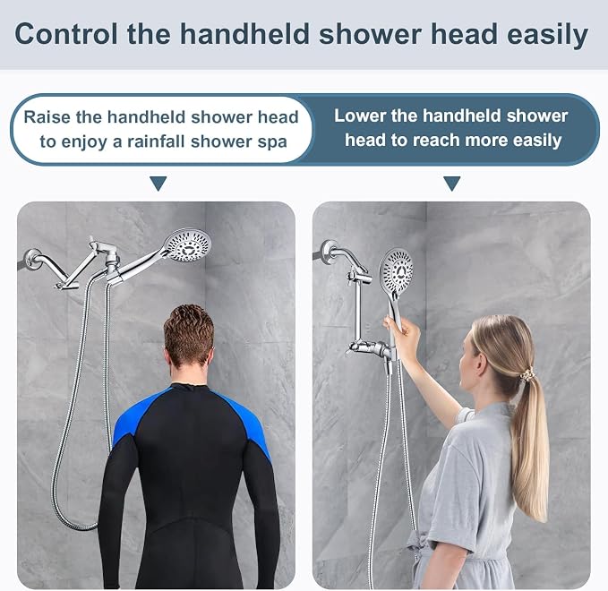 BRIGHT SHOWERS Brass Shower Arm Extender - Image 5
