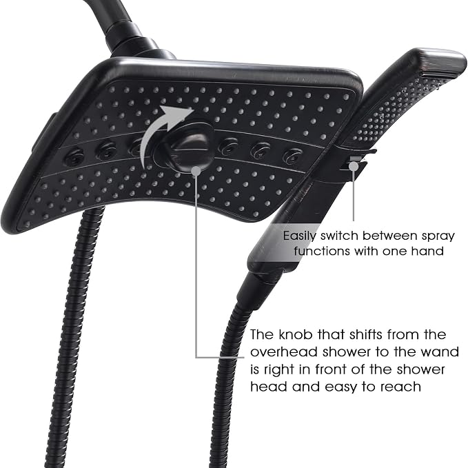 BRIGHT SHOWERS High Pressure Shower Head - Image 7