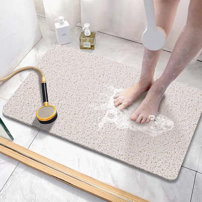 Asvin Soft Textured Bath, Tub Mat, 47x16 Inch, Phthalate Free, Non Slip Comfort by Asvin