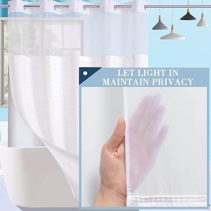 Conbo Mio No Hook Shower Curtain - Image 2