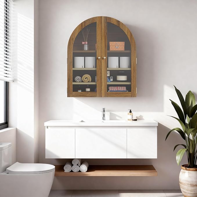HOACT Arch Bathroom Wall Cabinet - Image 6