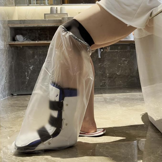 Cast Covers for Shower Leg, Waterproof Cast Cover for Showering, Cast Protector by CIVJET