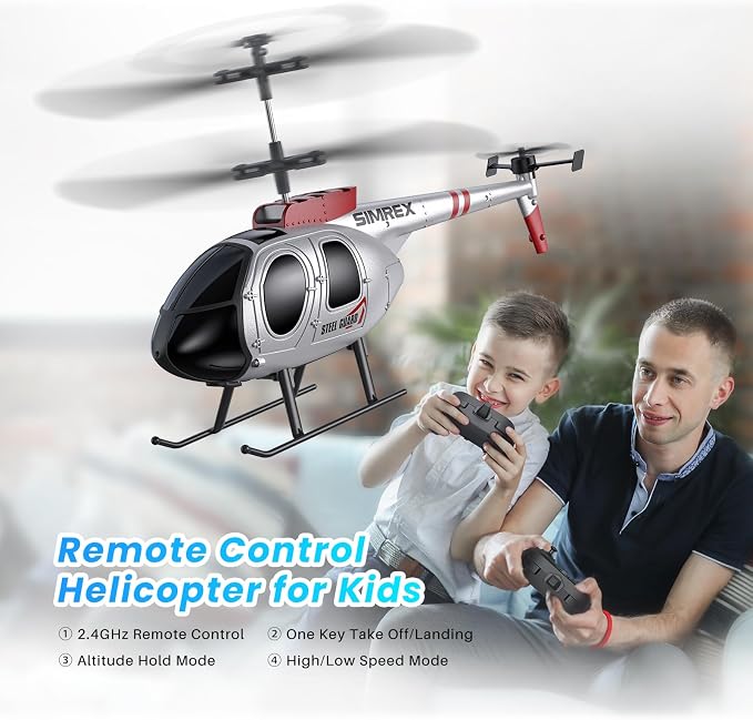 SIMREX RC Helicopter, Remote Control Helicopter Toy - Image 2