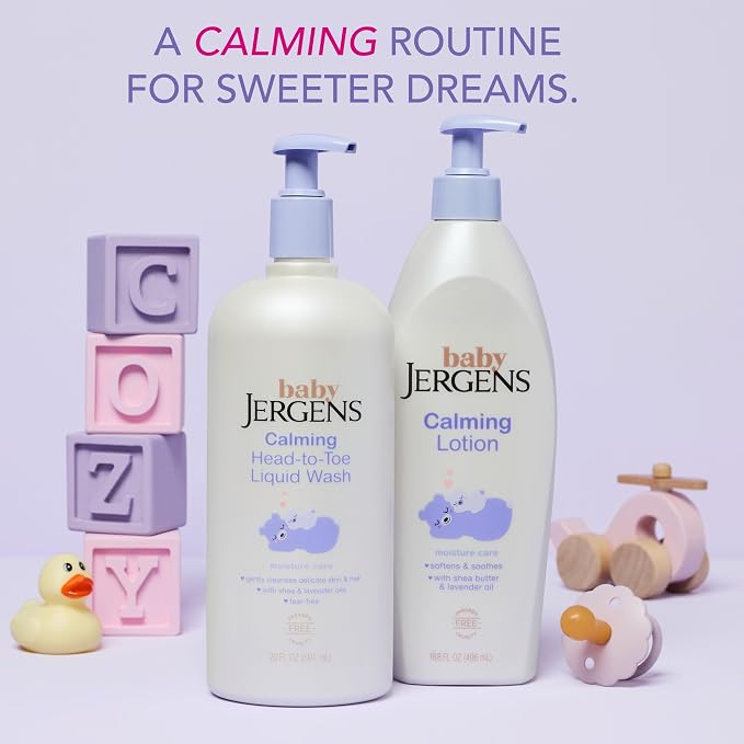 Jergens Baby Calming Head to Toe Liquid Baby Wash, Body Wash and Shampoo - Image 6