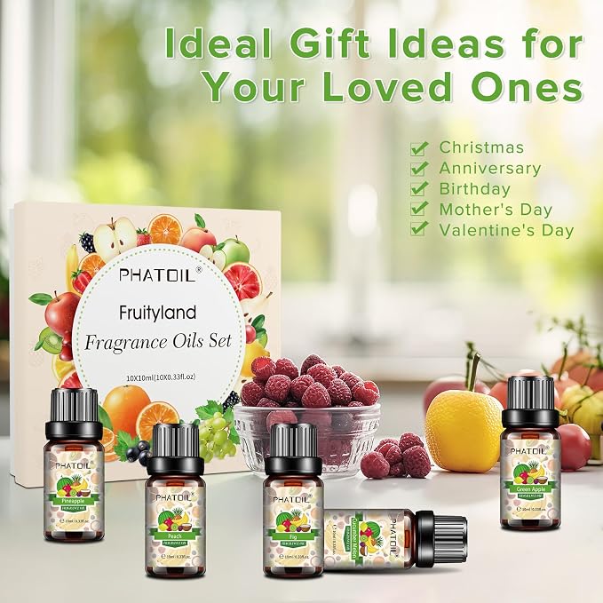 PHATOIL Coconut & Vanilla Fragrance Oils Set, - Image 8