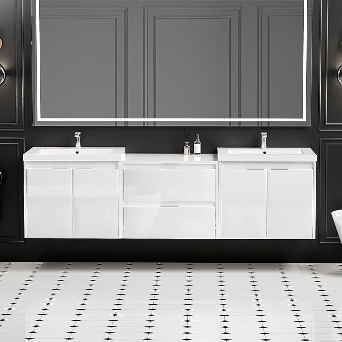 72 inch Floating Bathroom Vanity by Runave