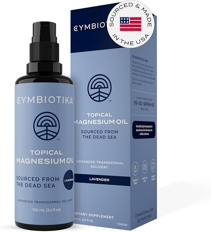 CYMBIOTIKA Topical Magnesium Oil Spray by Cymbiotika