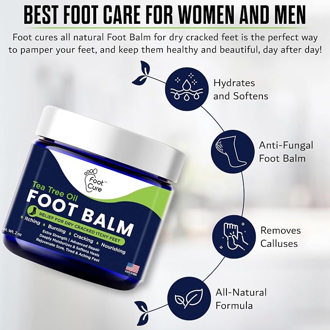 FOOT CURE Tea Tree Oil Balm – Moisturizer - Image 7