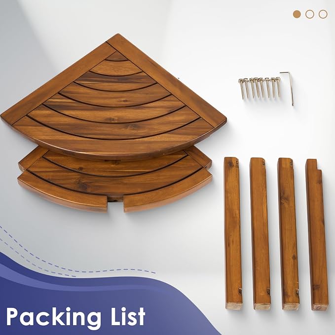 Teak Shower Stool - Image 5