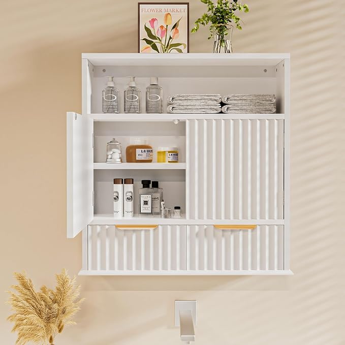 Bathroom Wall Cabinet, Wall Mounted Medicine Cabinet by PHFurn