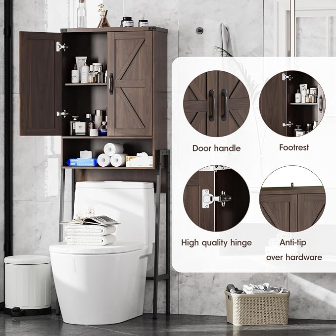 Over The Toilet Storage Cabinet - Image 4
