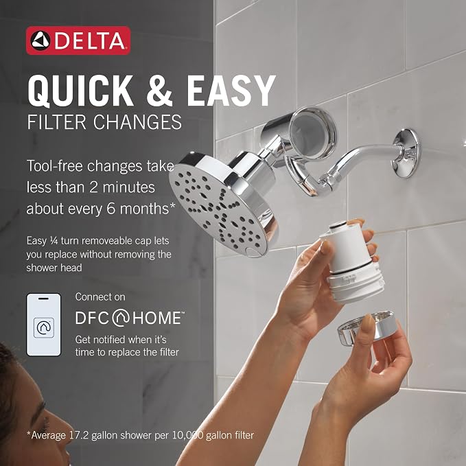 Delta Faucet Clarifi Premium Shower Filter Attachment - Image 3