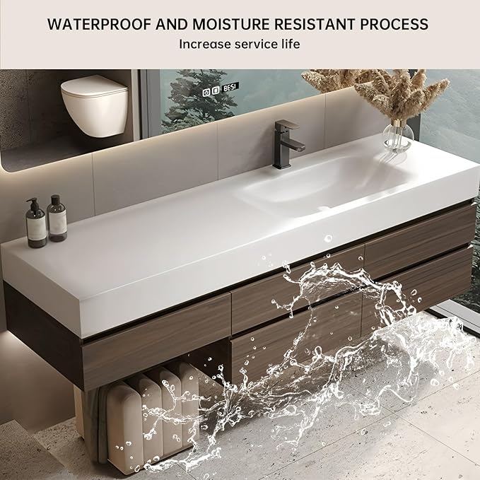 Bathroom Vanities Set, Floating Bathroom Vanity - Image 8