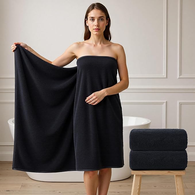 REDKISS 2 Piece Luxury Bath Towel Set - Image 2