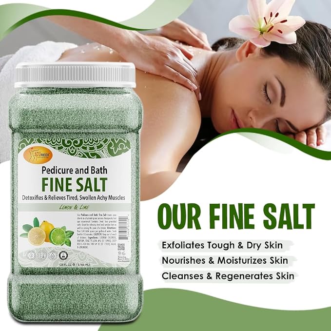 SPA REDI - Detox Foot Soak Pedicure and Bath Fine Salt, Lemon and Lime - Image 7