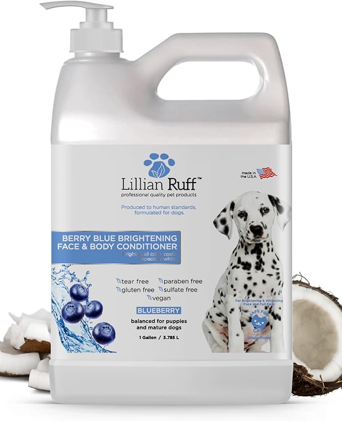 Lillian Ruff PRO Formula Berry Blue Brightening Dog Conditioner by LillianRuff