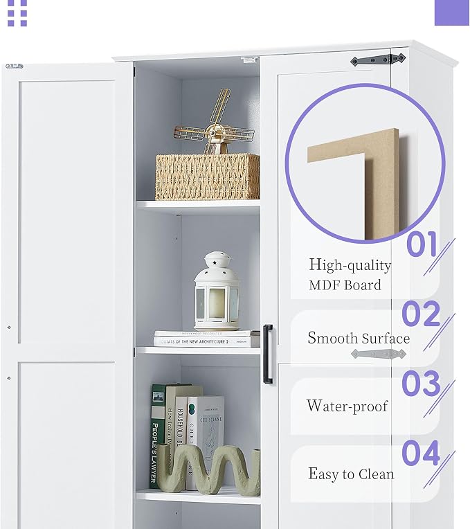 Favfurish 69" Tall Bathroom Storage Cabinet - Image 6