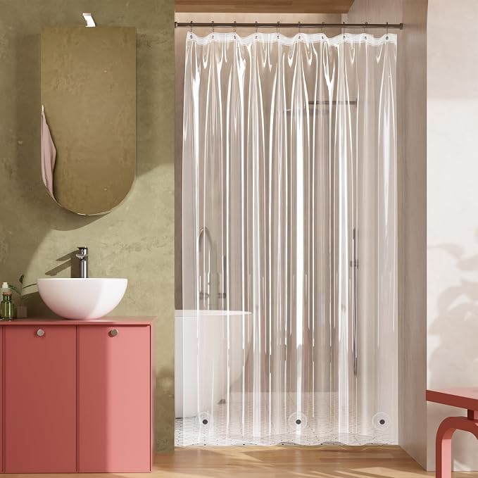 Titanker Plastic Shower Curtain Liner - Image 3