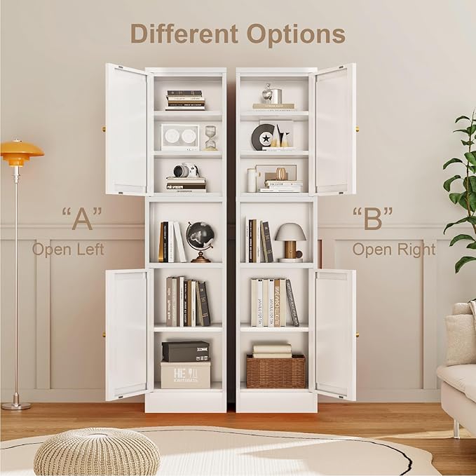 Metal Bathroom Storage Cabinet, Slim Metal Locker - Image 4
