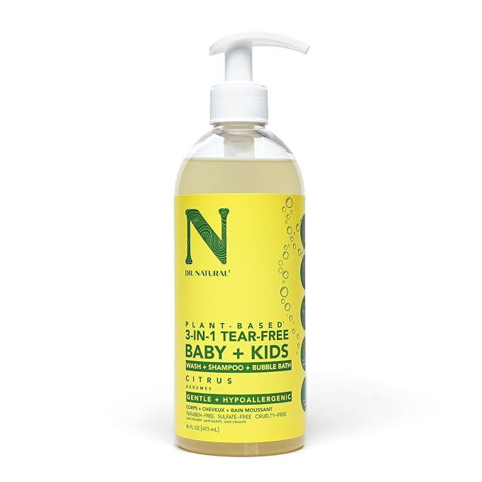 Dr. Natural 3-in-1 Tear-Free Baby Plus Kids Soap by DrNatural