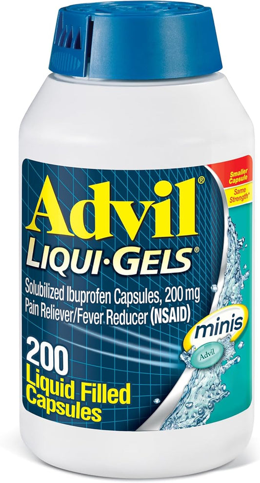 Advil Liqui-Gels minis Pain Reliever and Fever Reducer, Pain Medicine by AdvilBrand