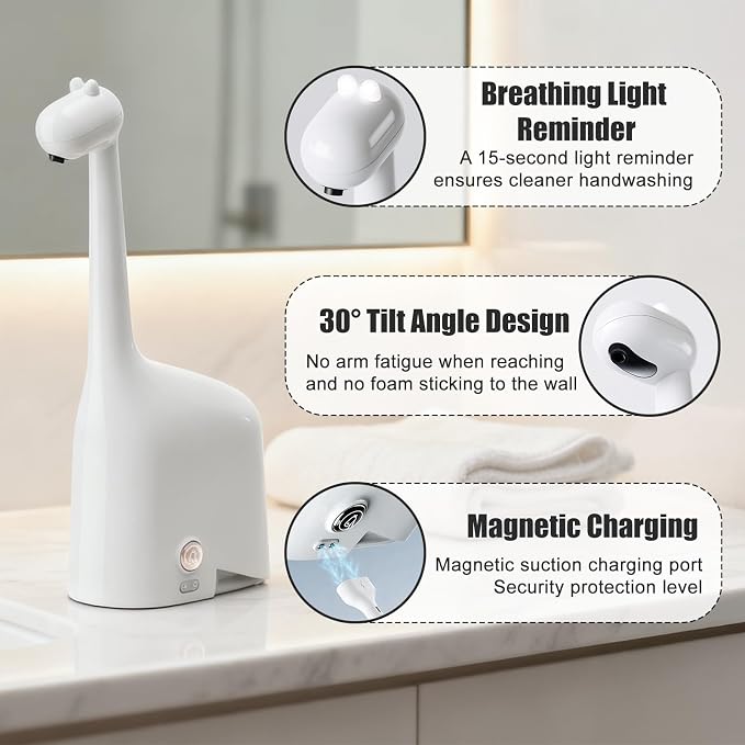 Automatic Foaming Soap Dispenser, 10oz/300ml Touchless Smart Dispenser - Image 4