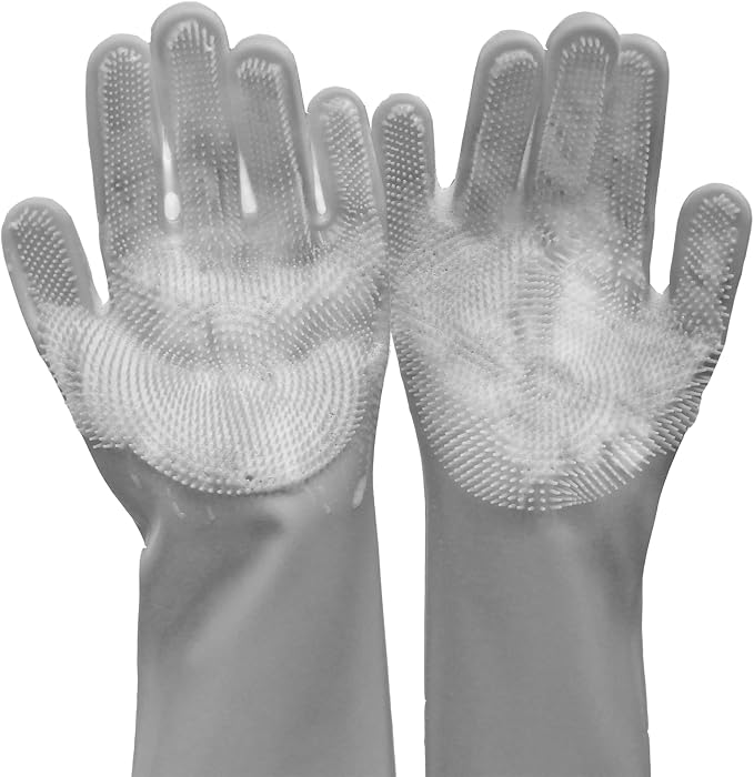 Pet Grooming Gloves, Dog Bathing Gloves by Yintoper