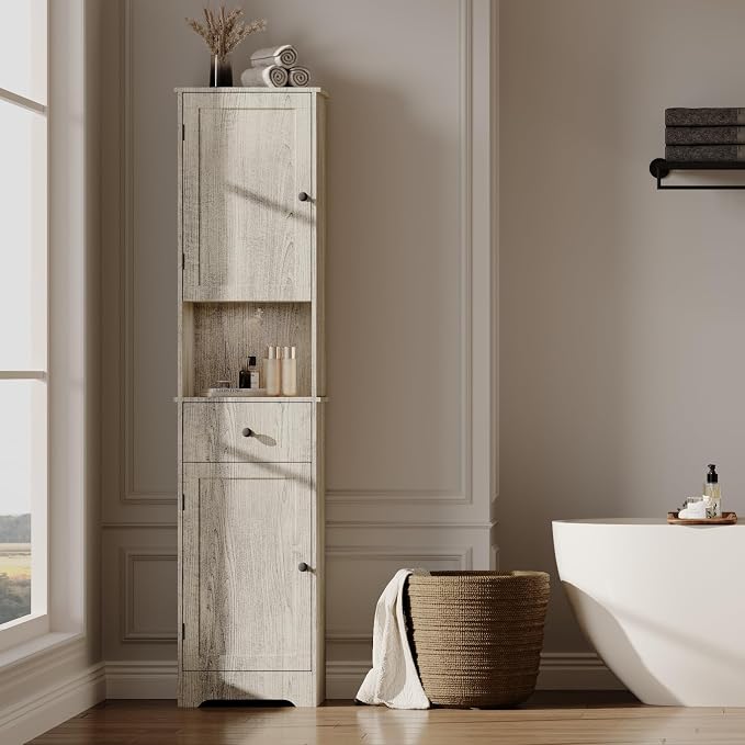 Tall Bathroom Cabinet, Storage Cabinet - Image 2