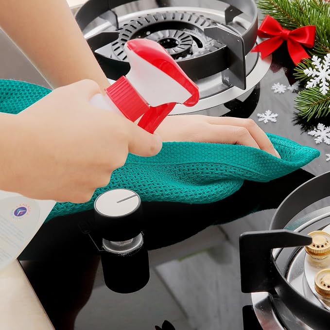 Homaxy 100% Cotton Waffle Weave Kitchen Dish Towels, Ultra Soft Absorbent Quick - Image 5