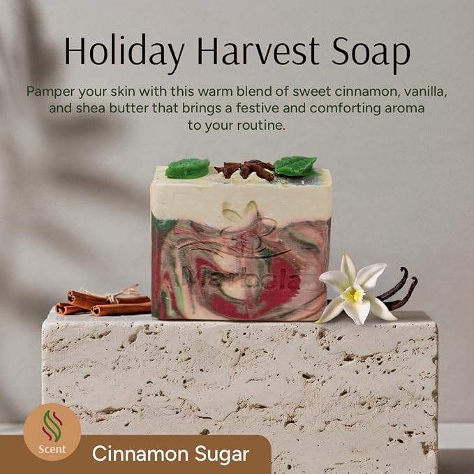 Marbela Cosmetics Holiday Harvest Handmade Soap Bar - Image 2