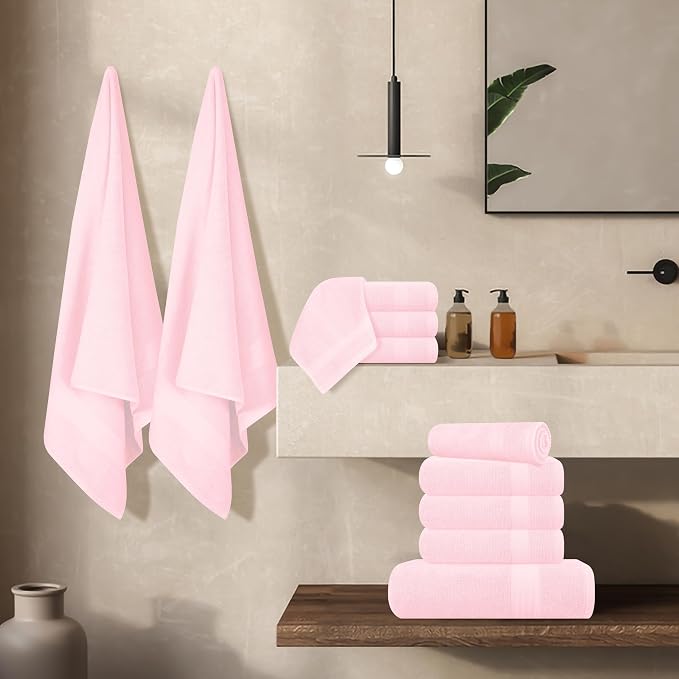 GLAMBURG Ultra Soft 24-Piece Towel Set - Image 6