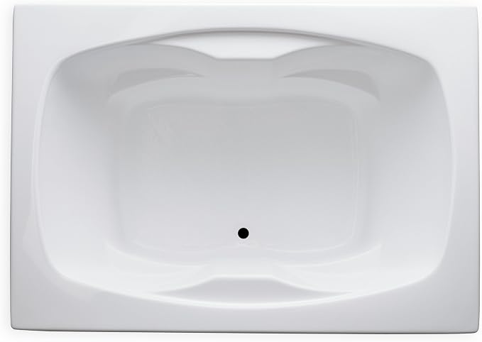 Carver Tubs - AR6042 - Modern Acrylic Fiberglass Soaking Bathtub - w/Spacious - Image 5