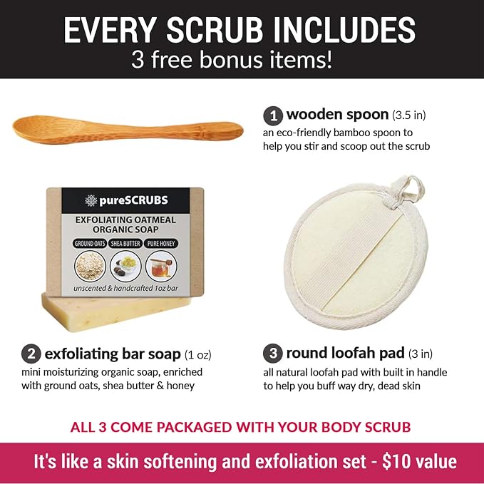 pureSCRUBS Premium Sea Salt Body Scrub Set - Image 4