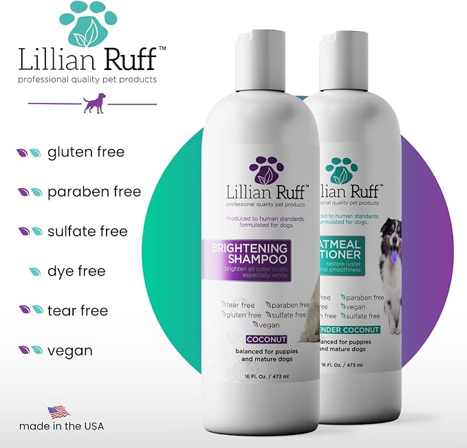 Lillian Ruff Brightening Shampoo & Oatmeal Conditioner Set - Image 6