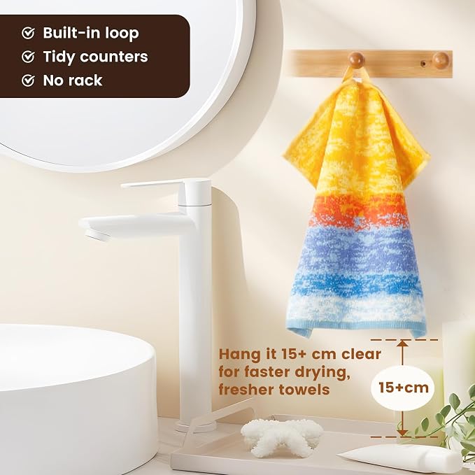 SEMAXE 100% Cotton Washcloths for Bathroom - Image 5