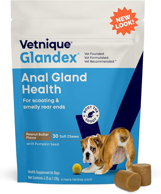 Vetnique Glandex Anal Gland Soft Chew Treats by VetniqueLabs