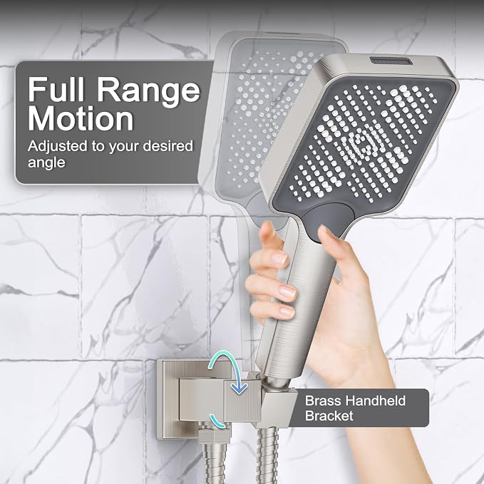 Shower System 13-Inch Rainfall Shower Head - Image 5