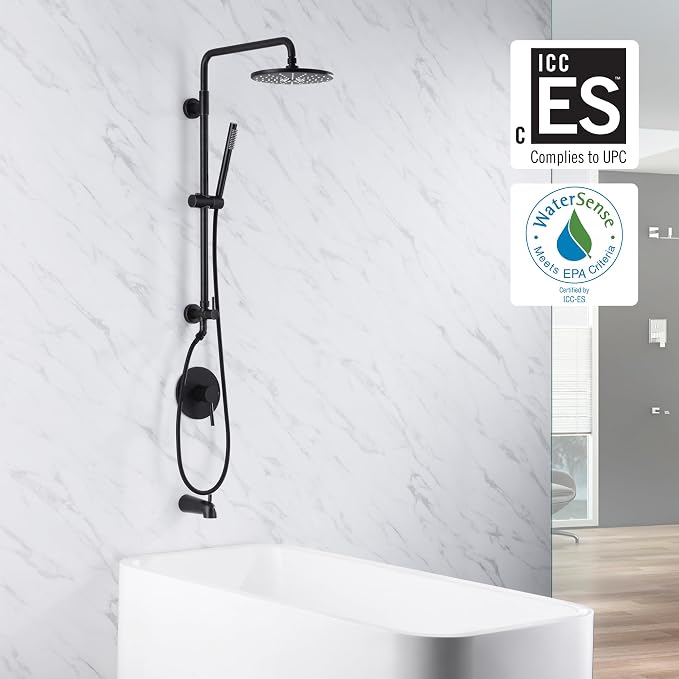 sumerain Oil Rubbed Bronze Shower System - Image 2