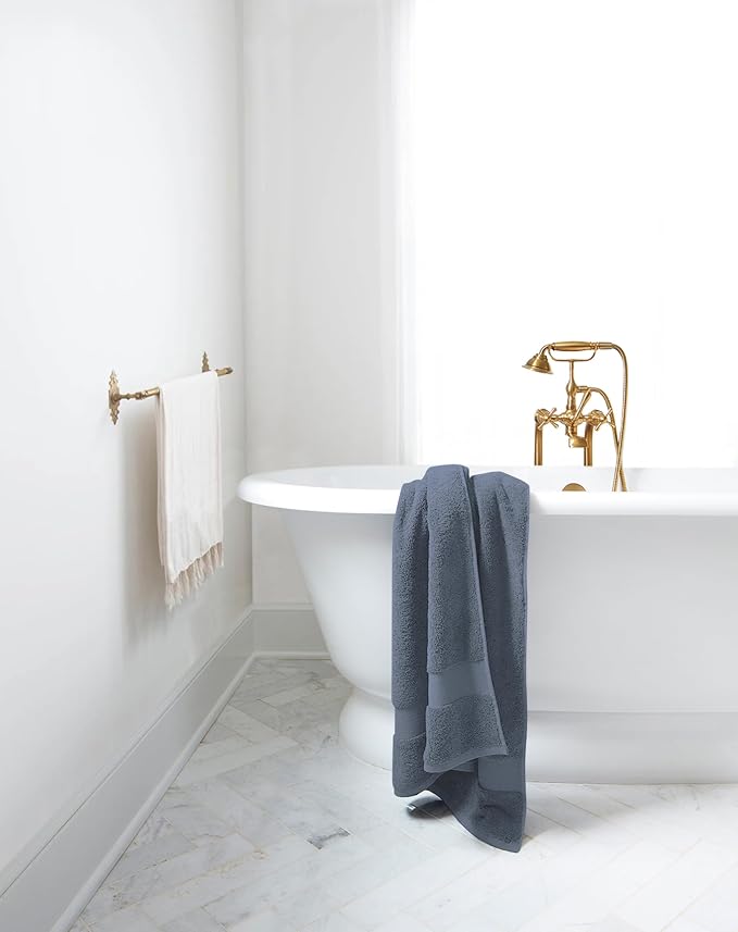 Delara Organic Cotton Luxuriously Plush Bath Sheet Pack of 4 | GOTS & OEKO-TEX - Image 2