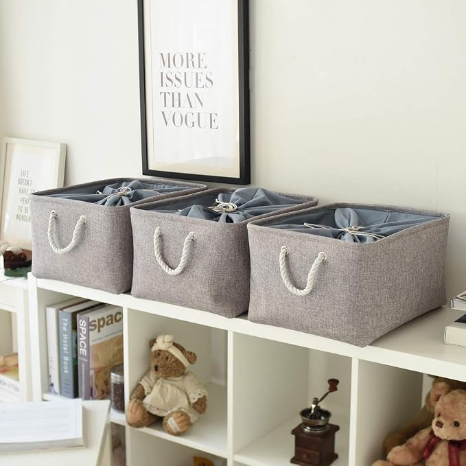 TheWarmHome Fabric Storage Bins Baskets - Image 5