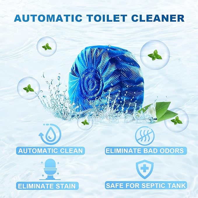 Toilet Bowl Cleaner Tablets 40 Pcs, Septic Safe Automatic Toilet Tank Cleaner - Image 2