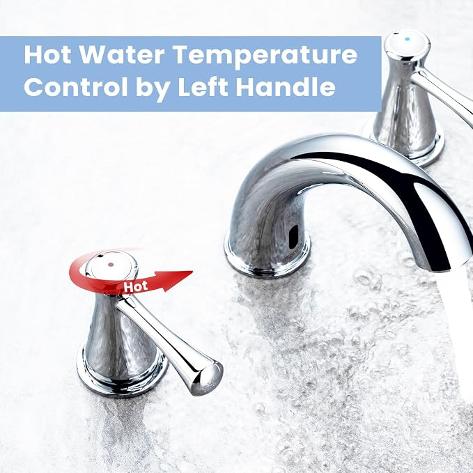 Touchless Bathroom Faucet for 3 Holes - Image 7