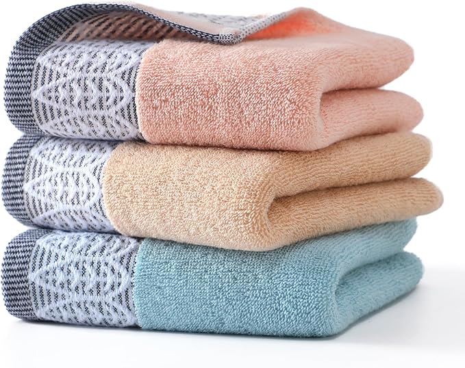 2 Pack Decorative Hand Towels, Leaf Design Cotton, Soft Absorbent Quick-Drying - Image 5