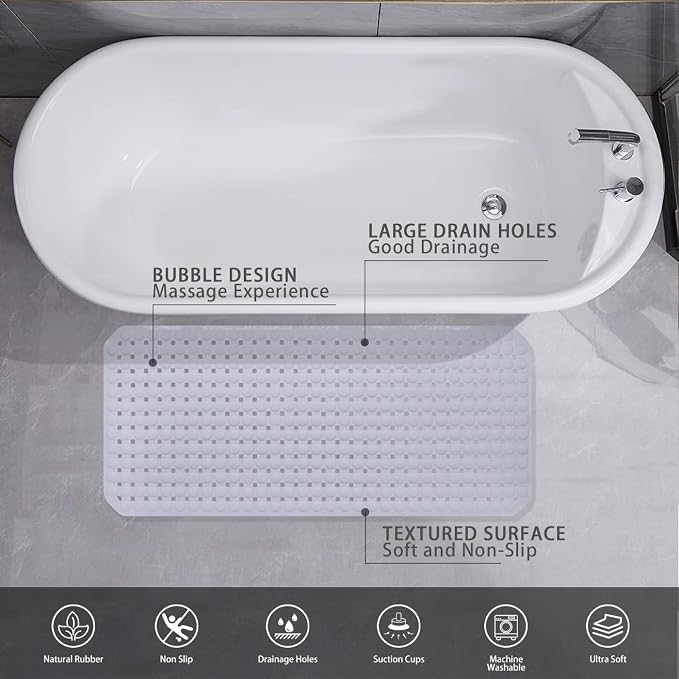 Non-Slip Bath Mat for Tub - Image 4