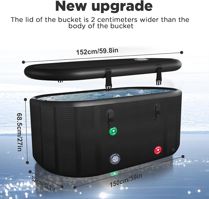 XXL Cold Plunge Tub for Athletes, Compatible - Image 7