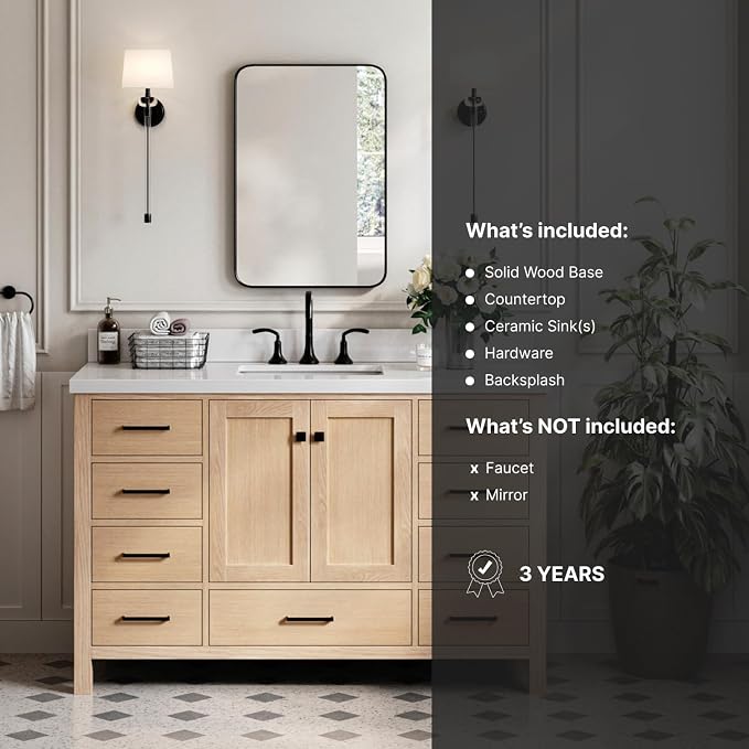 ARIEL 55'' Bathroom Vanity - Image 9