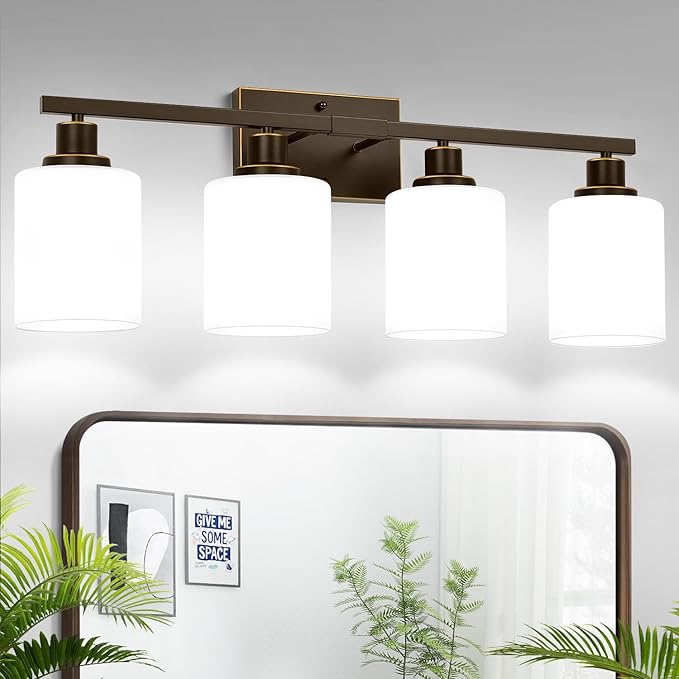 4-Light Bathroom Light Fixtures, Vanity Light by Bathroomlightfixtures